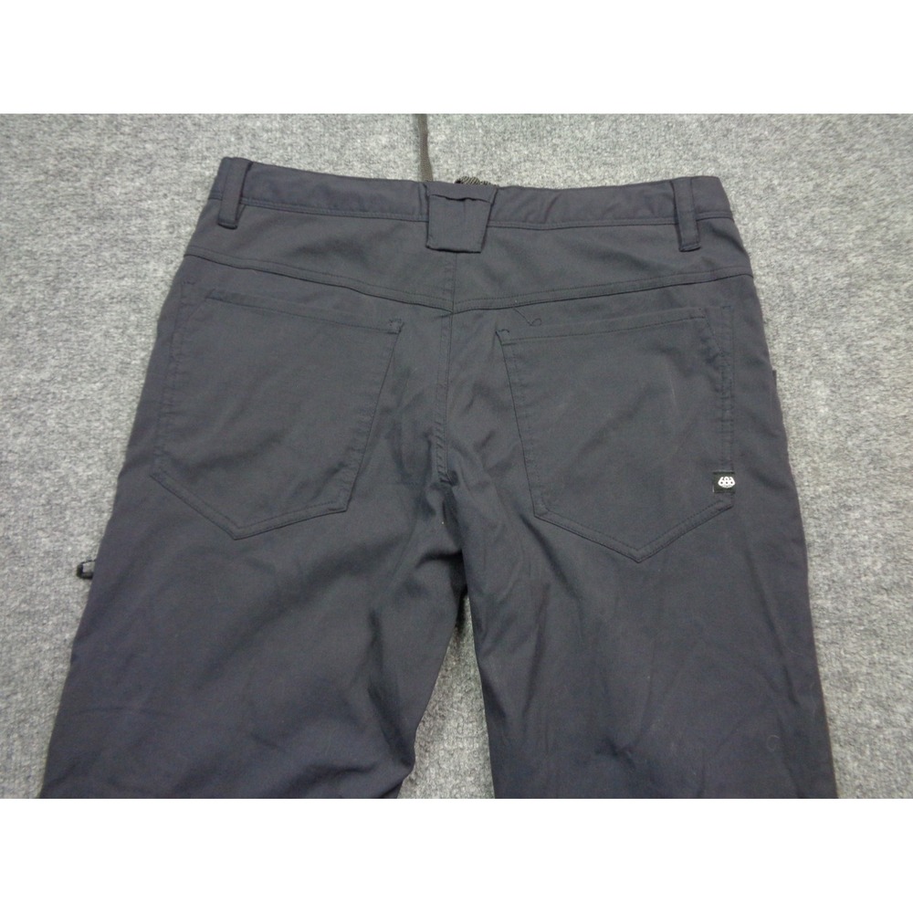 686 Pants Mens 32x32 Gray Everywhere Slim Fit Nylon Hiking Pockets Gorpcore - Picture 8 of 13
